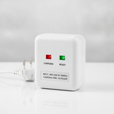 Standard Battery Charger with LED Charging Status Indicator, 4-6 Hours Charging Time, and 180V-240V AC Input